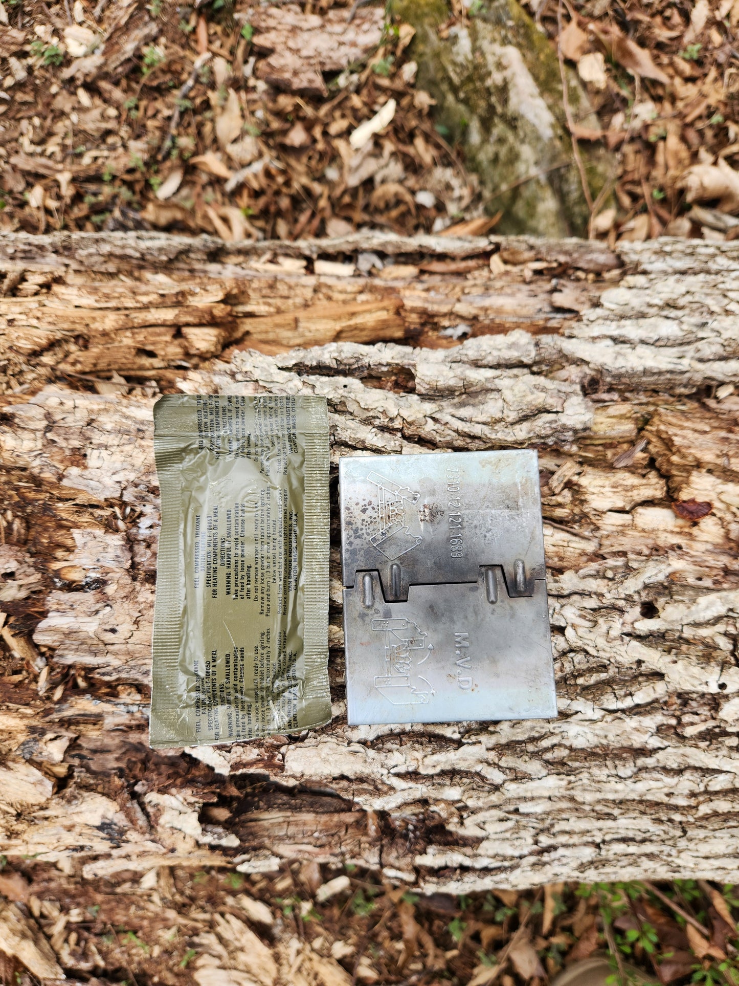 German Esbit Stove w/Fuel Used